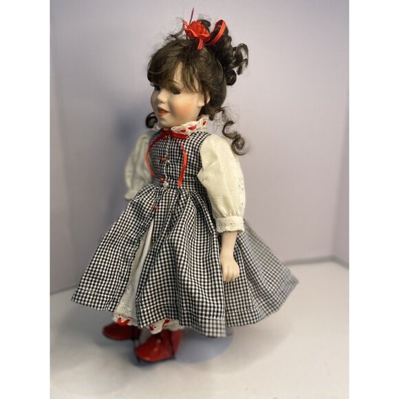 Paradise Galleries Annie Musical Porcelain Doll Collectible 14" by Cindy Shafer - Picture 4 of 16